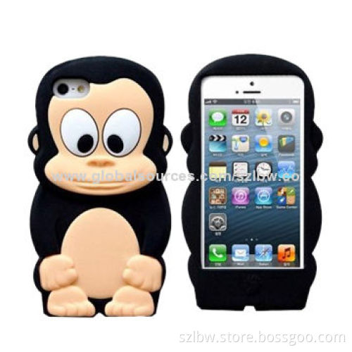 3D Monkey Style Silicone Case for iPhone 5 & 5S, More than 8-year Experience in Field